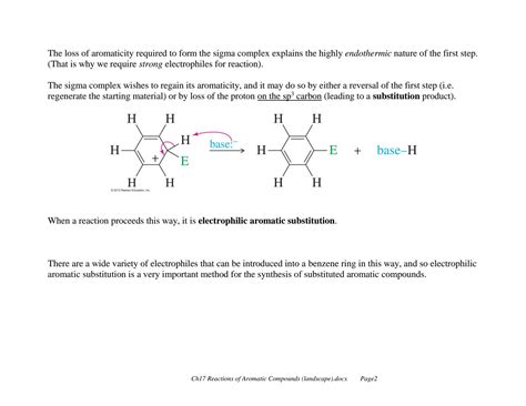 SOLUTION: Notes on organic chemistry reactions of aromatic compounds ...