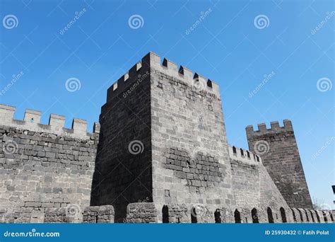 The Castle of Kayseri, Turkey. Stock Photo - Image of construction, rampart: 25930432