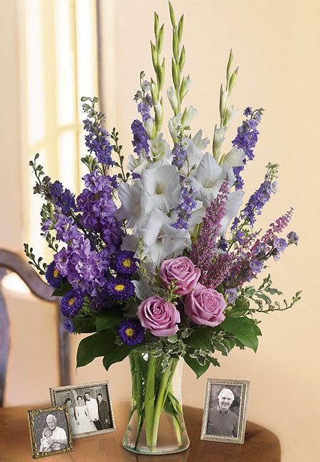 Sympathy Bouquet - White & Lavender Blooms Delivered in Coto De Caza ...