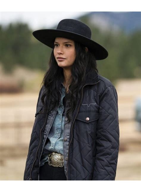 Tanaya Beatty Yellowstone Season 4 Avery Black Jacket