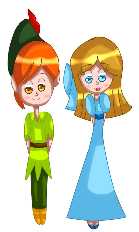 Peter Pan and Wendy Fanart 2 by ValleyandFriends1426 on DeviantArt