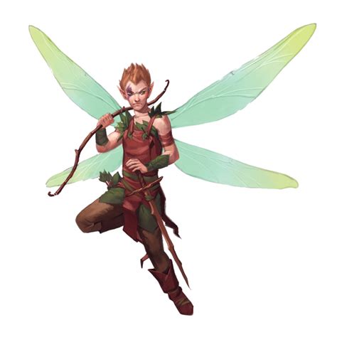 Male Sprite Ranger - Pathfinder PFRPG DND D&D 3.5 5E 5th ed d20 fantasy ...