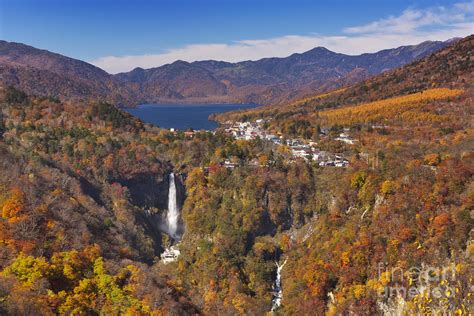 Kegon Falls near Nikko in Japan in autumn Photograph by Sara Winter - Fine Art America