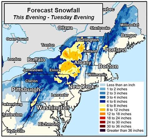 Northeast Snowstorm to Move Through New York - The New York Times