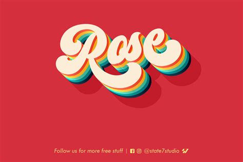 FREE | Rose Text Effect :: Behance