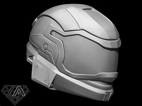 Halo Reach Gungnir Custom Helmet - 3D Model by LAfactorystore