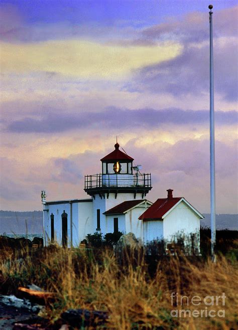 Point-No-Point Lighthouse, Washington State Photograph by Wernher Krutein