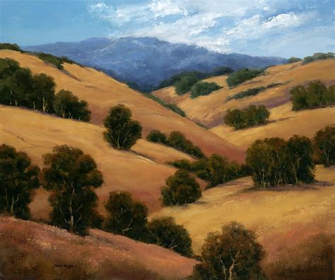 Rolling Hills and Oaks - Sheryl Knight Fine Art