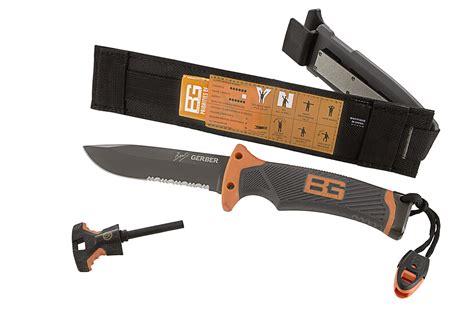 Gerber Bear Grylls Ultimate Knife, Serrated Edge [31-000751] – Steel Hunting Knives