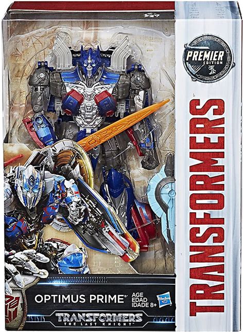 Transformers The Last Knight Optimus Prime Voyager Action Figure Hasbro ...