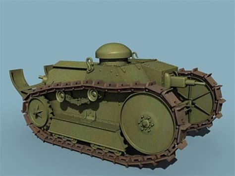 m1918 tank 3d model