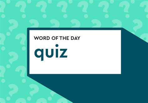 Word Of The Day Quiz | January 15–January 21, 2024 | Dictionary.com