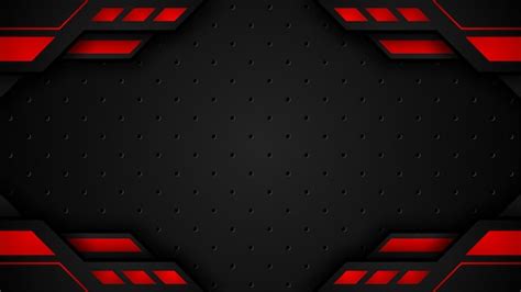 Free Vector | Black and red futuristic gaming background