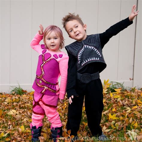 Sharkboy and Lavagirl Halloween Costumes • Crafting my Home