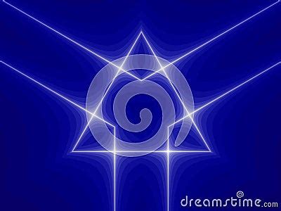 Blue Triangle Symbol Stock Photography - Image: 2847622