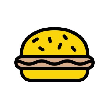 Burger Meat Bun Roll Vector, Meat, Bun, Roll PNG and Vector with ...