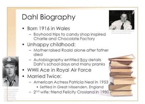 write a biography of roald dahl - Brainly.in