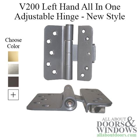 V200 Left Hand All-In-One Adjustable Hinge, New Style