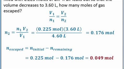 CHEMISTRY 101 - Avogadro's Law - YouTube