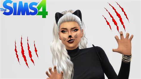 Sexy Cat Costume! | CAS | The Sims 4 - YouTube