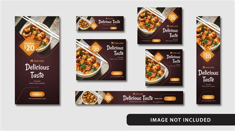 Food Banner Design Template Free Download - Printable Templates