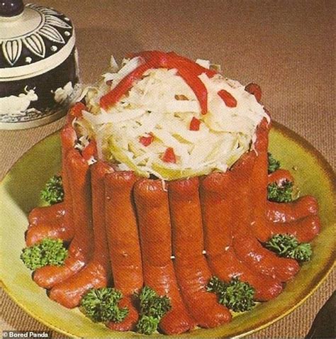 Adverts from the 1950s reveal stomach-churning dinner party recipes | Gross food, Retro recipes ...