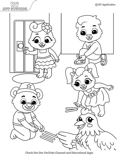 2 Buckle My Shoe Coloring Page For Kids. Free Printable To Download ...