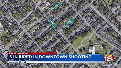 Five injured in downtown Lexington shooting