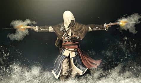 AC IV: Black Flag - Edward Kenway Painting by geekyglassesartist on DeviantArt