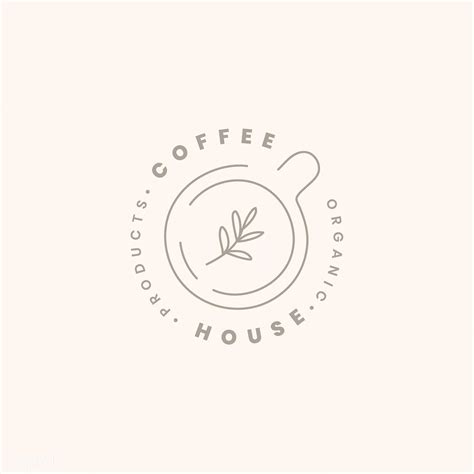 Minimalist Coffee Shop Logo - HamzakruwLucero