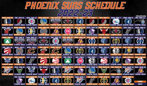 Phoenix Suns Schedule 2024 Regular Season - nessy rebecca