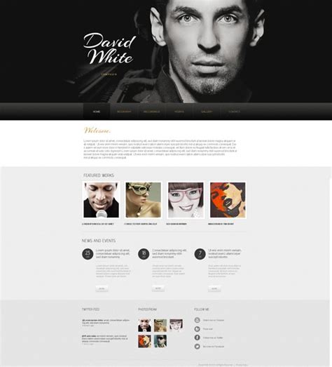 Black and White Website Templates: Why Are They So Cool?