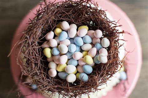 Spring Easter Egg Nest Cake