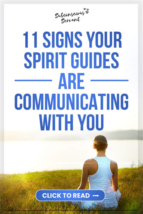 11 Signs Your Spirit Guides Are Communicating With You - Subconscious Servant