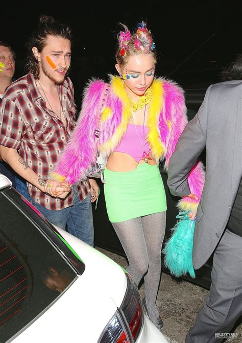 MILEY CYRUS Arrives at Factory Nightclub for Her Birthday Party ...