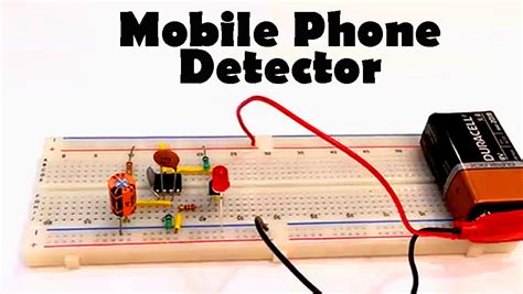 DIY Mobile Phone Detector Electronics Project using CA3130