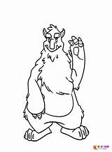 Yeti Coloring Pages Printable For Free Download sketch template