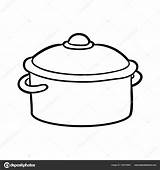 Cooking Pot Coloring Pages sketch template