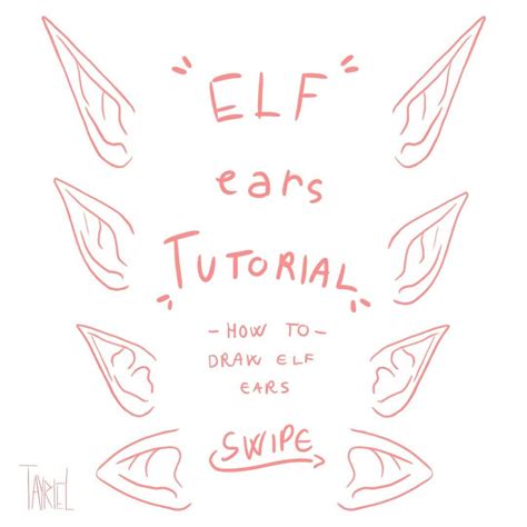 Elf Ear Drawing Reference - Nemui Wallpaper