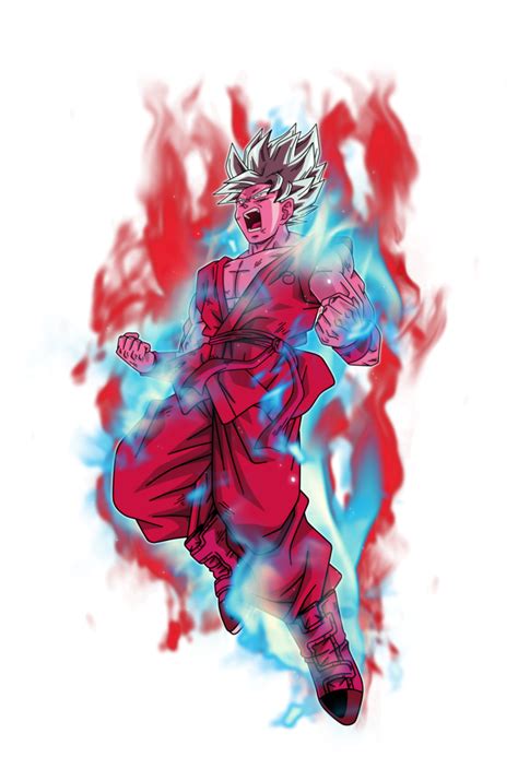 Goku super saiyan Blue kaioken x10 by BardockSonic : r/dbz