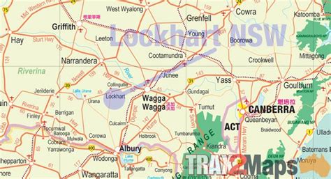 This Lockhart NSW map makes finding Lockhart in NSW easy