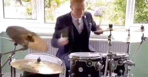 BBC weatherman plays entire news theme tune on his drum kit during ...