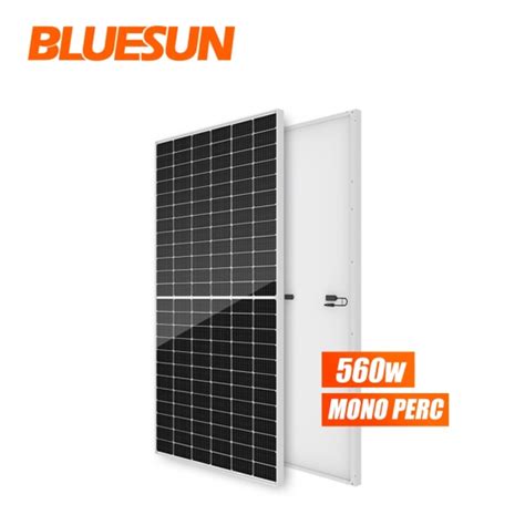 Buy Bluesun MBB Half Cell monocrystalline 560w solar panels 560 w 550w 555w half cut solar ...