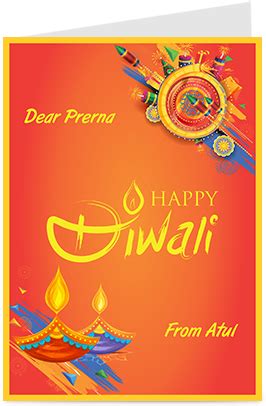 Download Personalized Diwali Greeting Card | Wallpapers.com