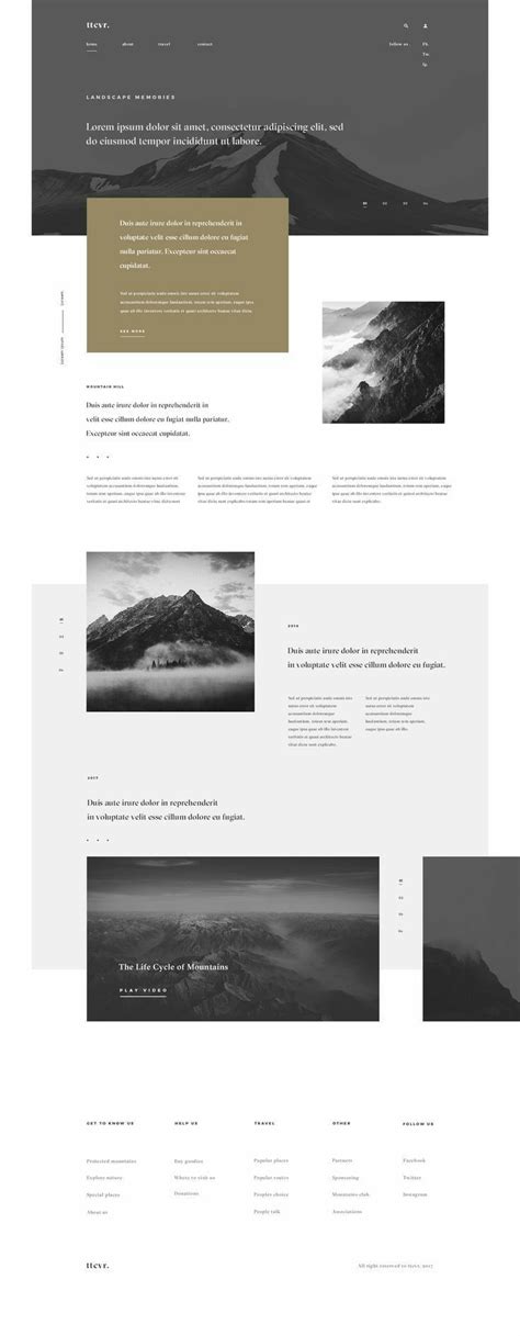 Minimalist and Corporate Website Design