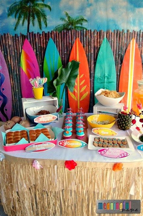 Luau Birthday Party Ideas | Decoração luau, Aniversário em luau, Decoração de festa havaiana