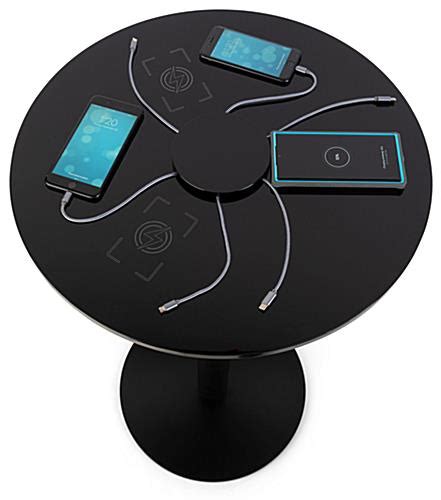 Qi Wireless Table Charging Station | 6 Cables Included