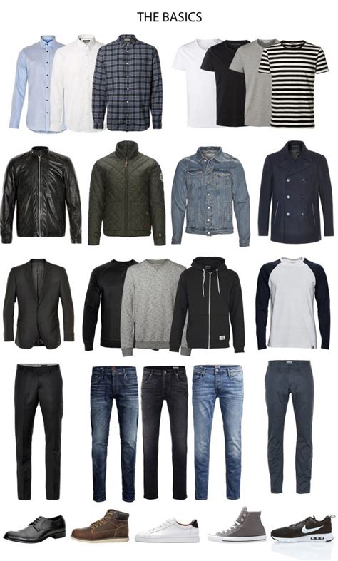 Creating Essential Men's Basic Wardrobe Checklist - DruFashion | Fashion, Beauty & Health