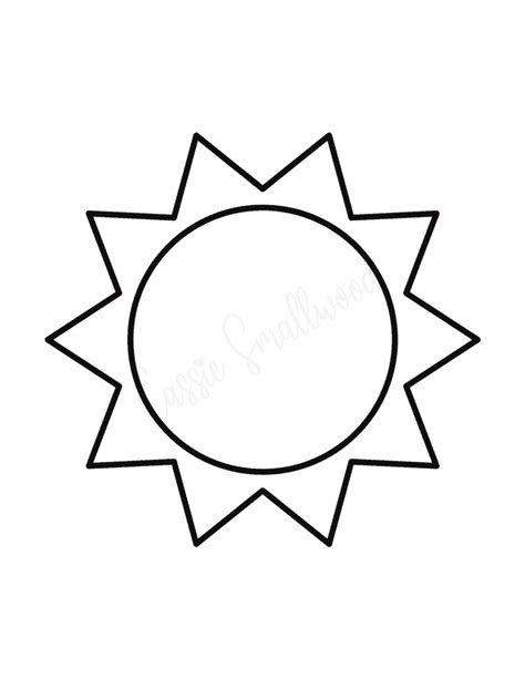 Sun Templates (Lots Of Shapes and Sizes) - Cassie Smallwood