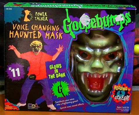 Goosebumps Voice-Changing Haunted Mask! | Dinosaur Dracula!